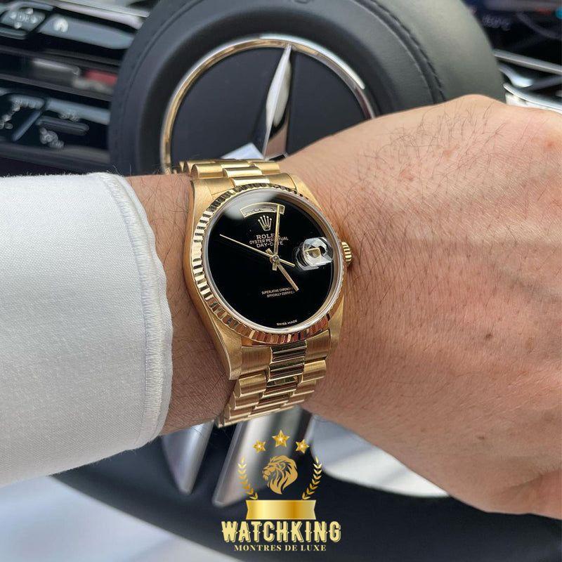 Rolex Day-Date Onyx Noir/Dorée