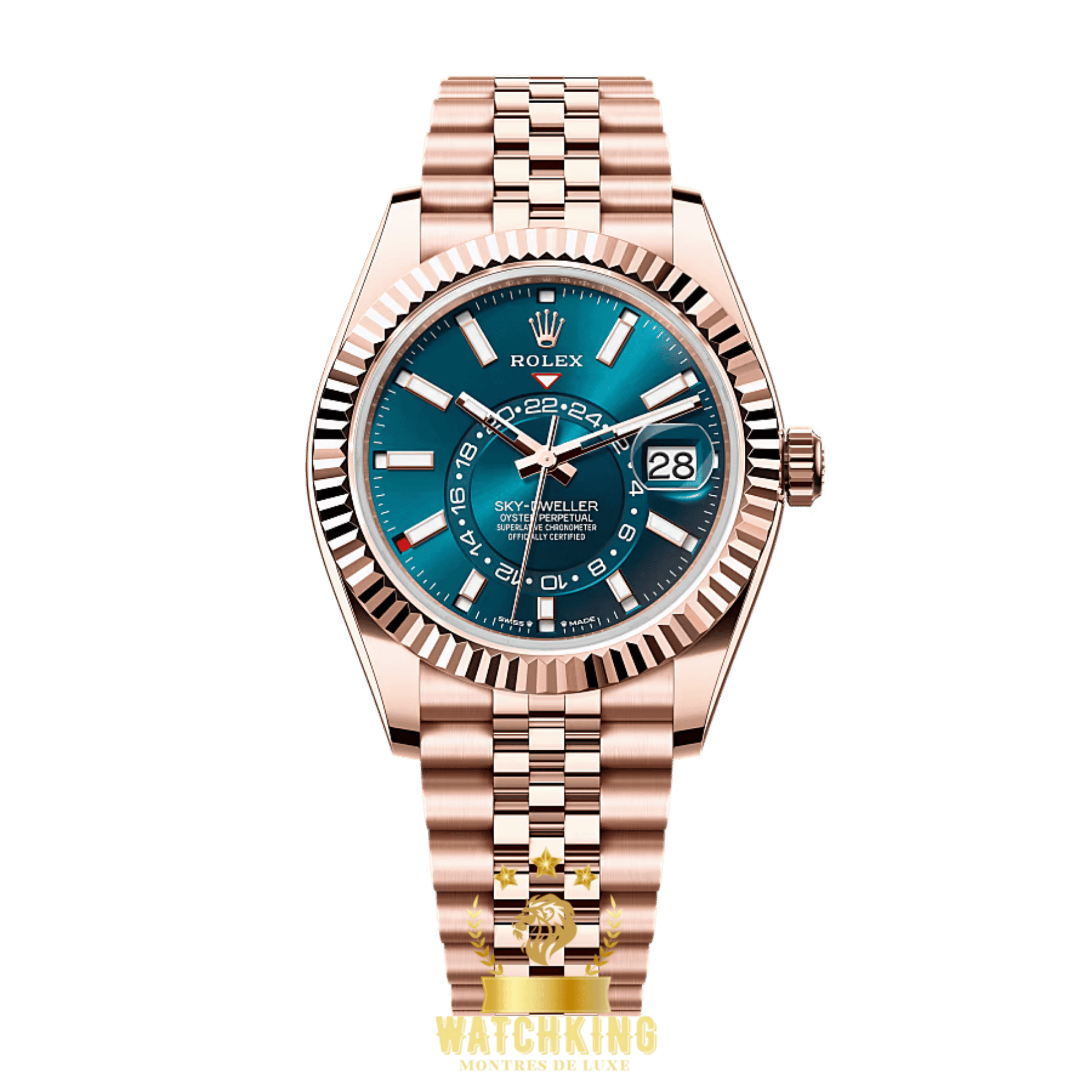 Rolex Sky-Dweller Or Rose Bleu 42mm🇨🇭