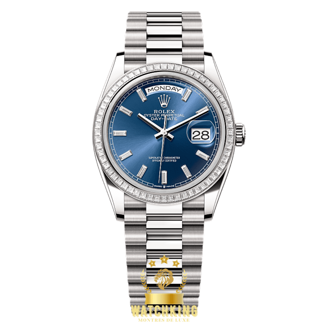Rolex Day-date Bleu Sertie 36mm