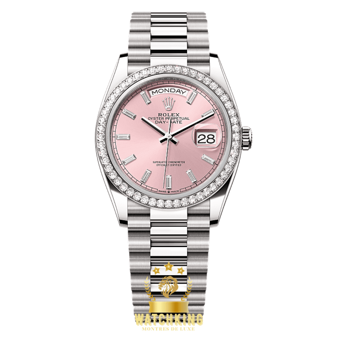 Rolex Day-date Rose Sertie 36mm